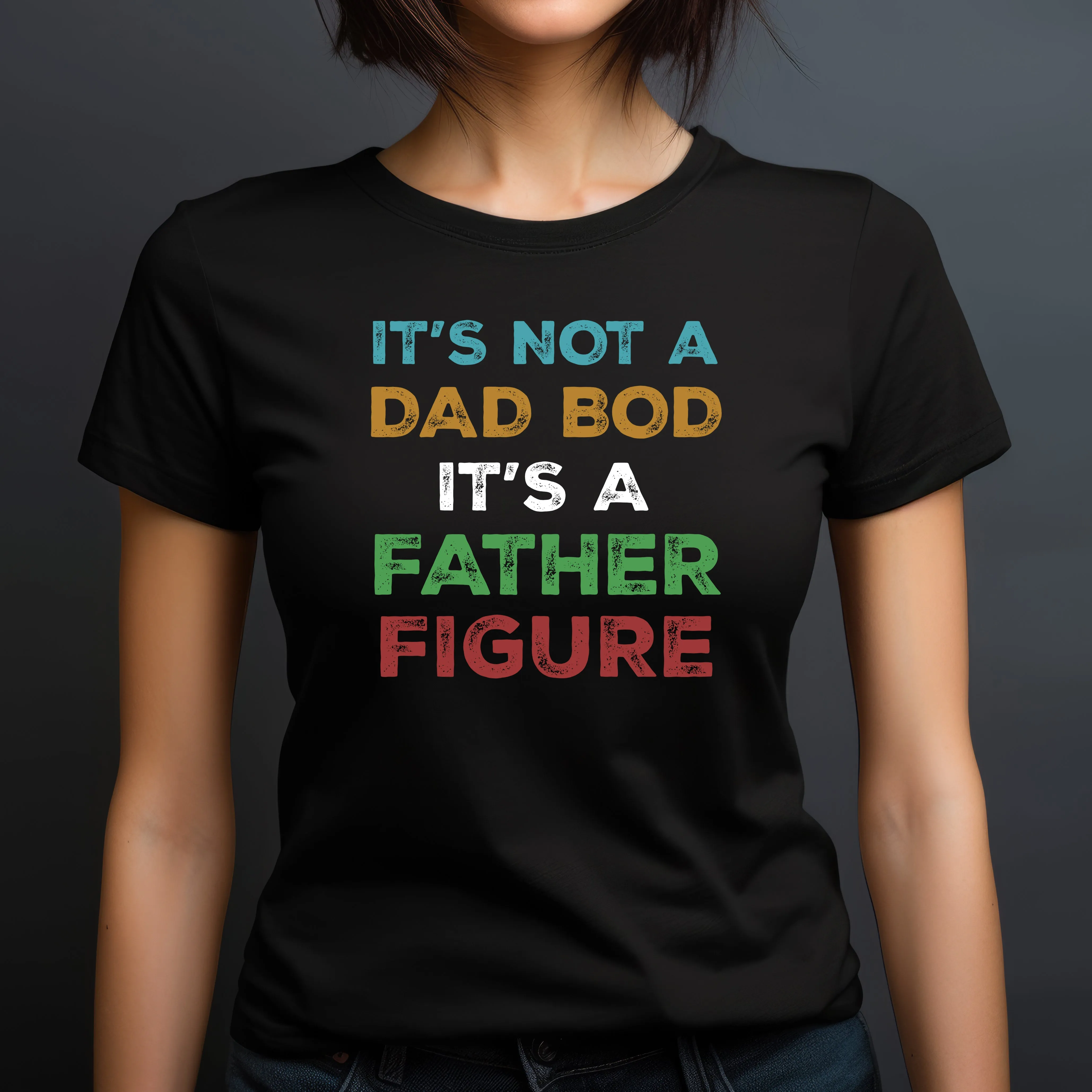 "Father Figure" Premium Midweight Ringspun Cotton T-Shirt - Mens/Womens Fits
