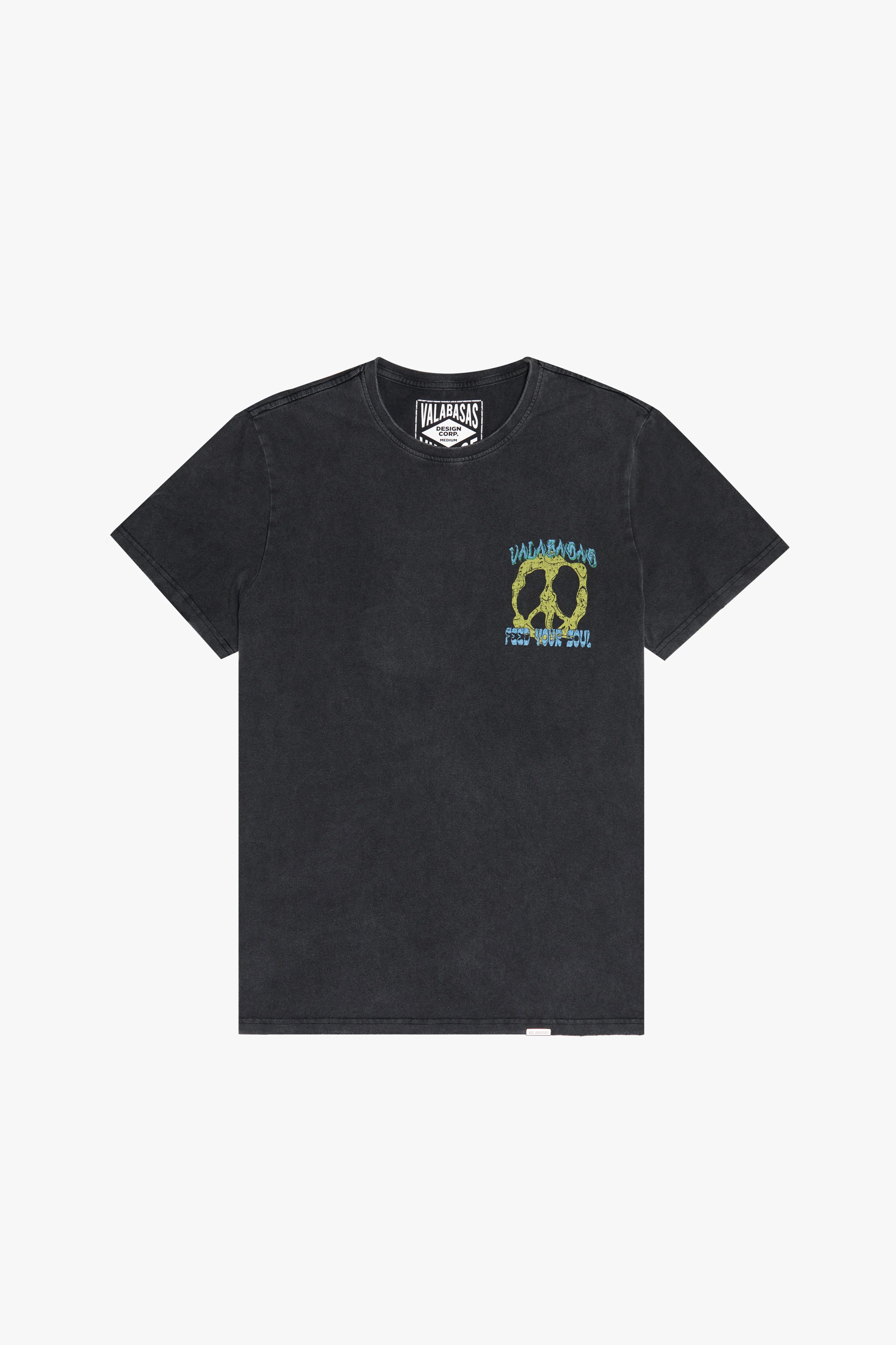 "SOUL FOOD" VINTAGE BLACK TEE