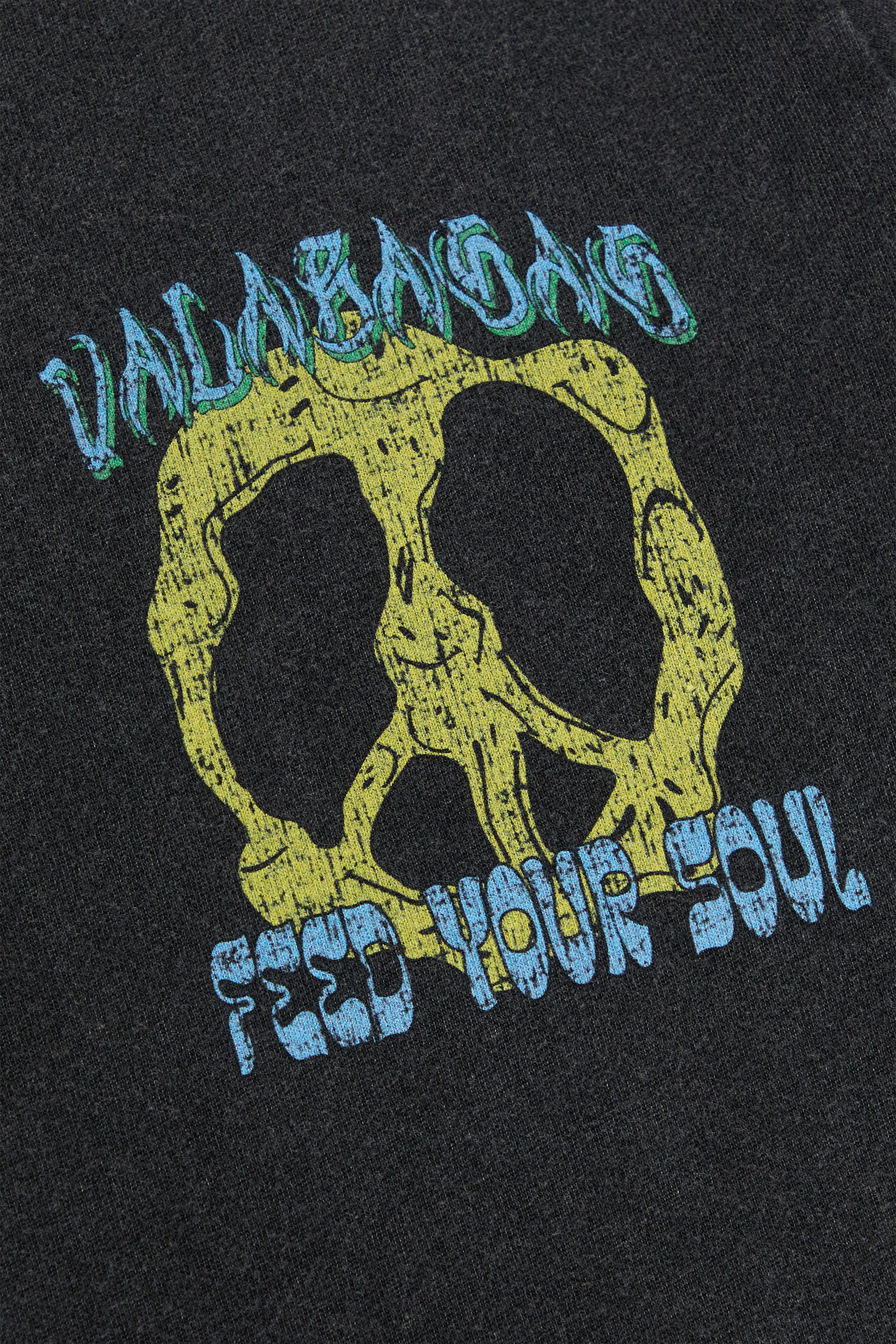 "SOUL FOOD" VINTAGE BLACK TEE