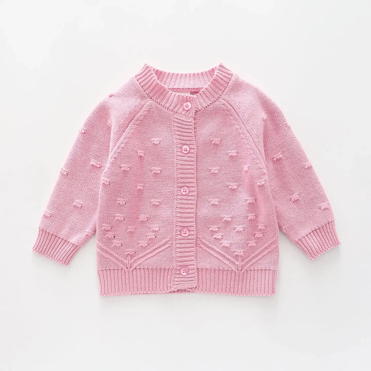 Rose Bud, Baby Girls Knit Cardigan