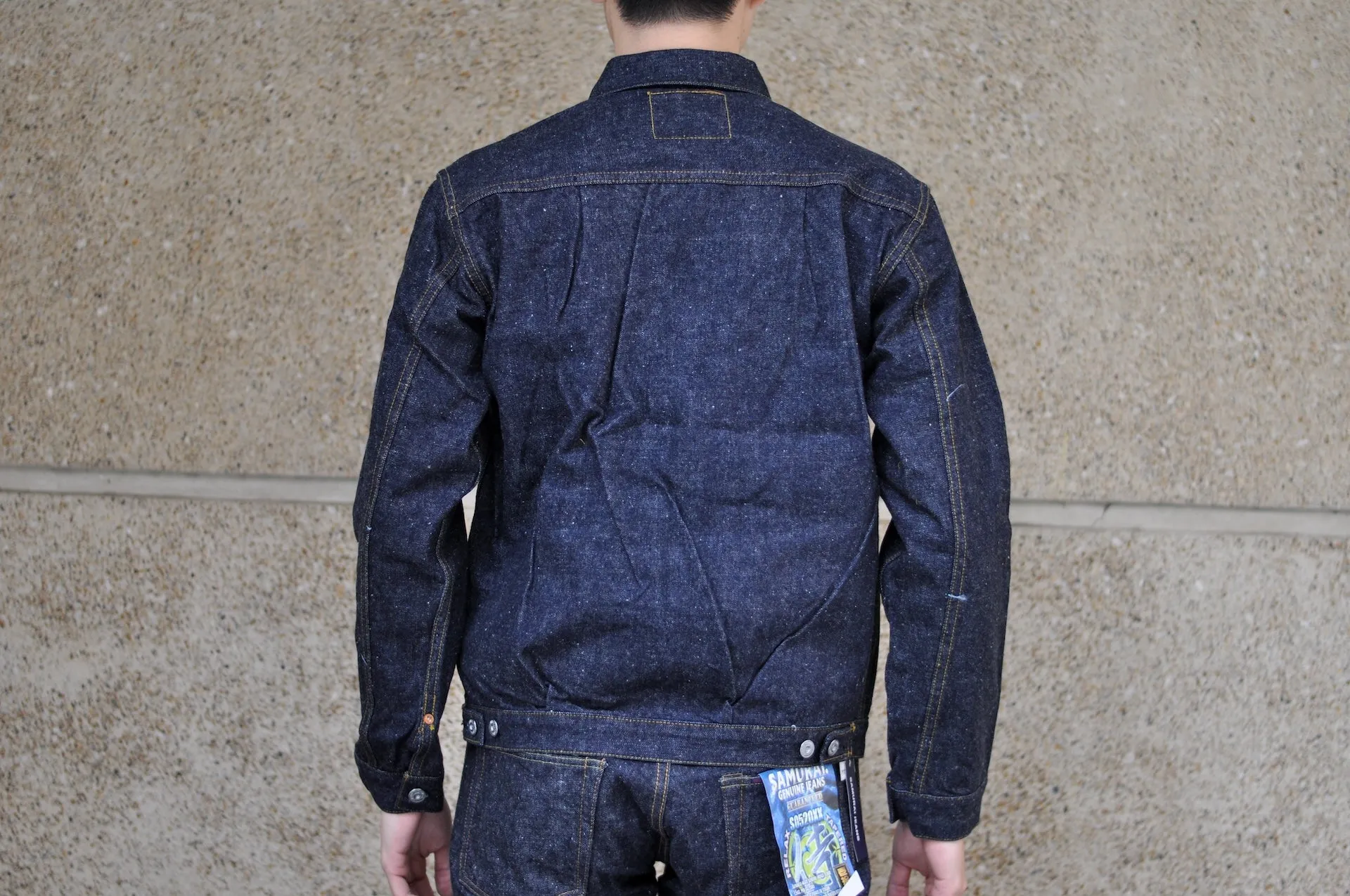 Samurai 15oz Indigo Dyed Modified Type 1 Denim Jacket