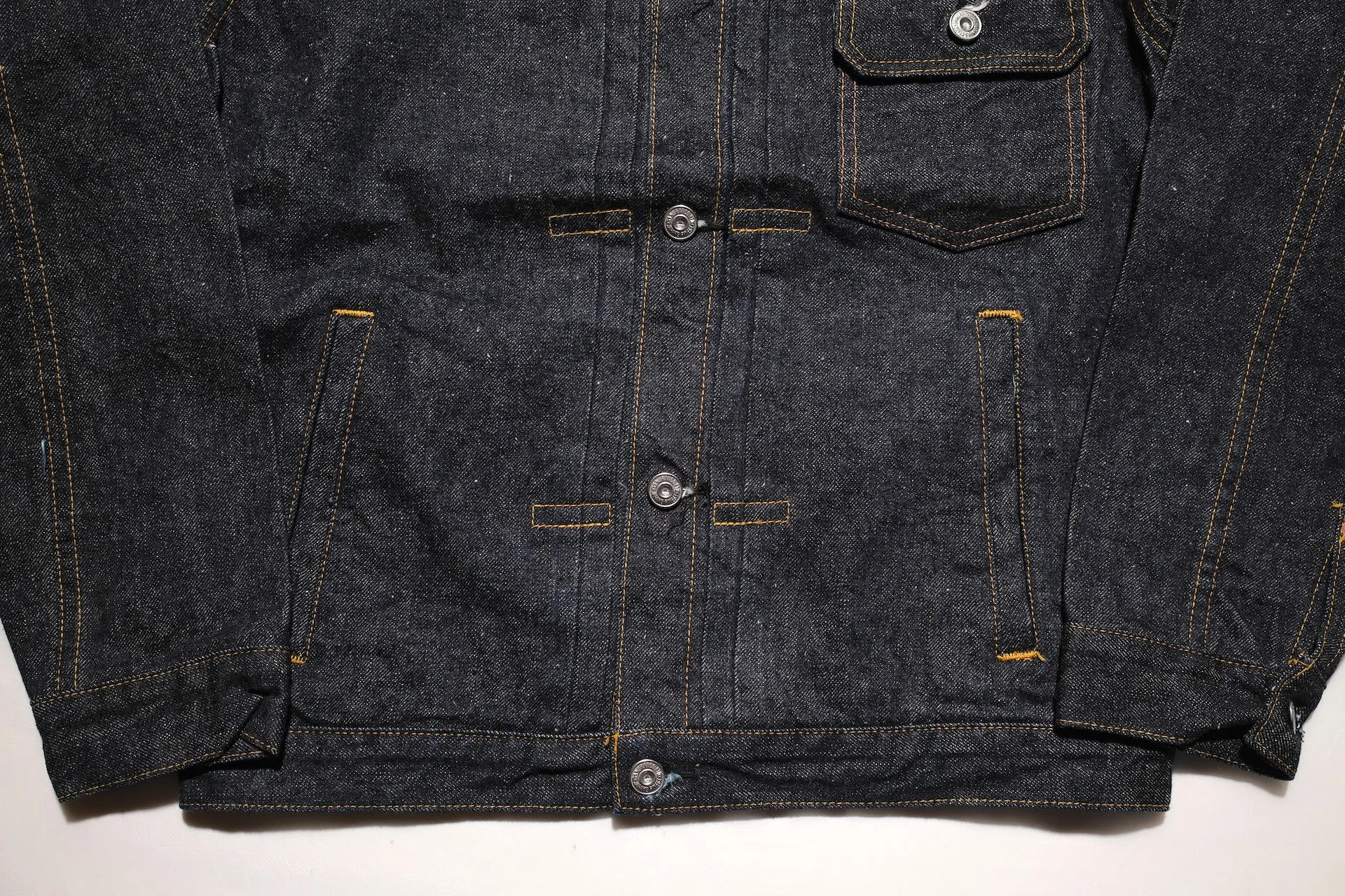 Samurai 15oz Indigo Dyed Modified Type 1 Denim Jacket