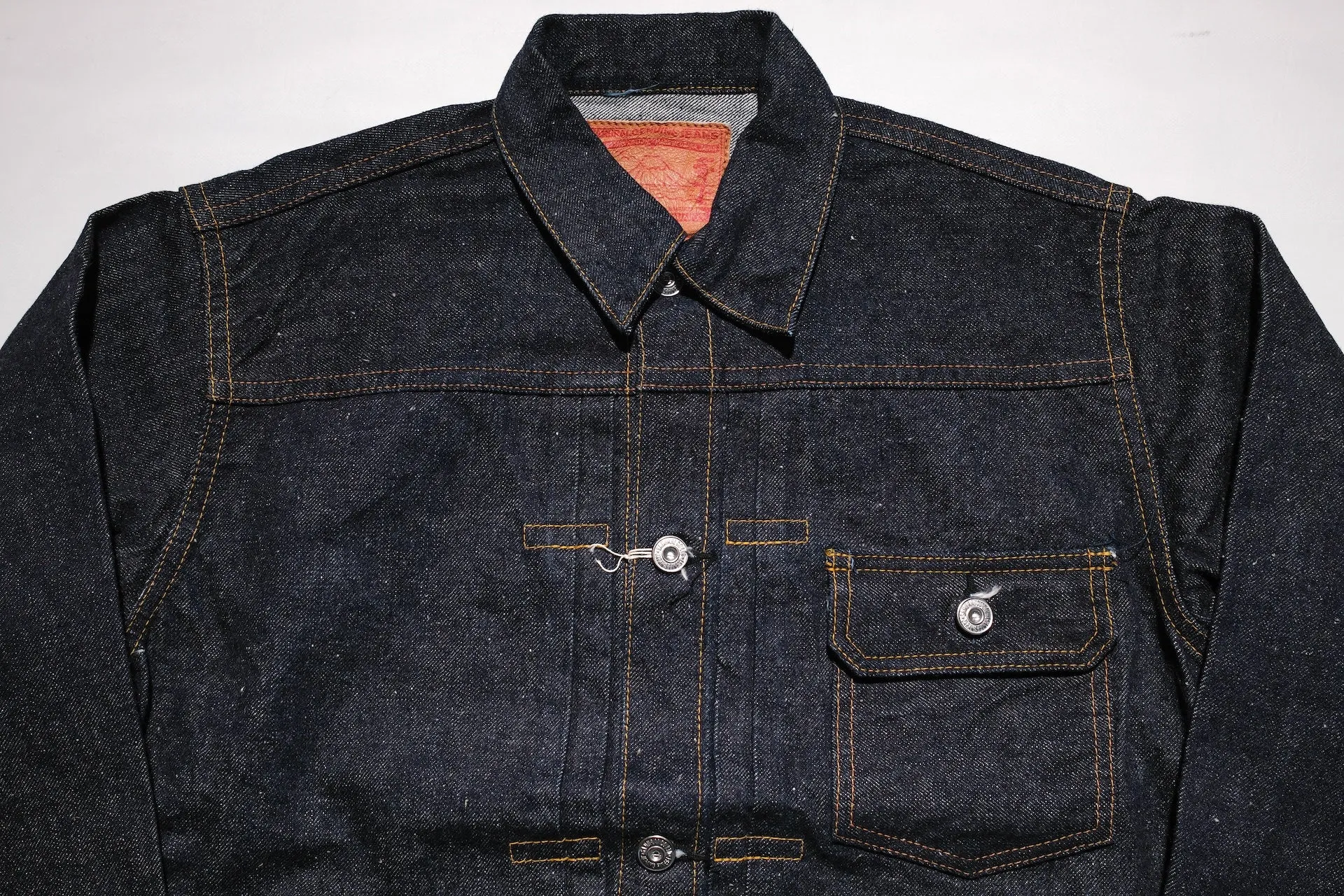 Samurai 15oz Indigo Dyed Modified Type 1 Denim Jacket