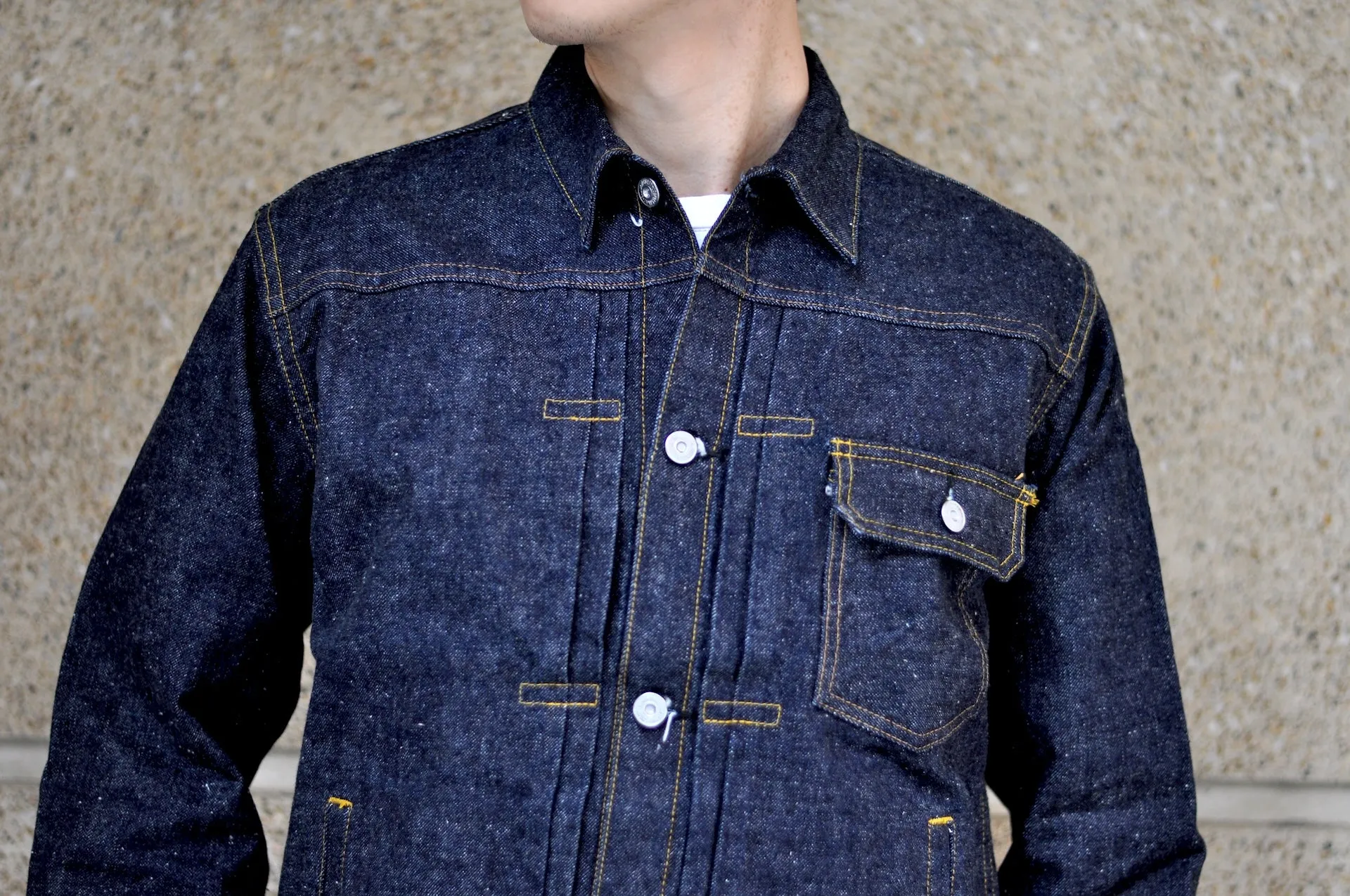 Samurai 15oz Indigo Dyed Modified Type 1 Denim Jacket