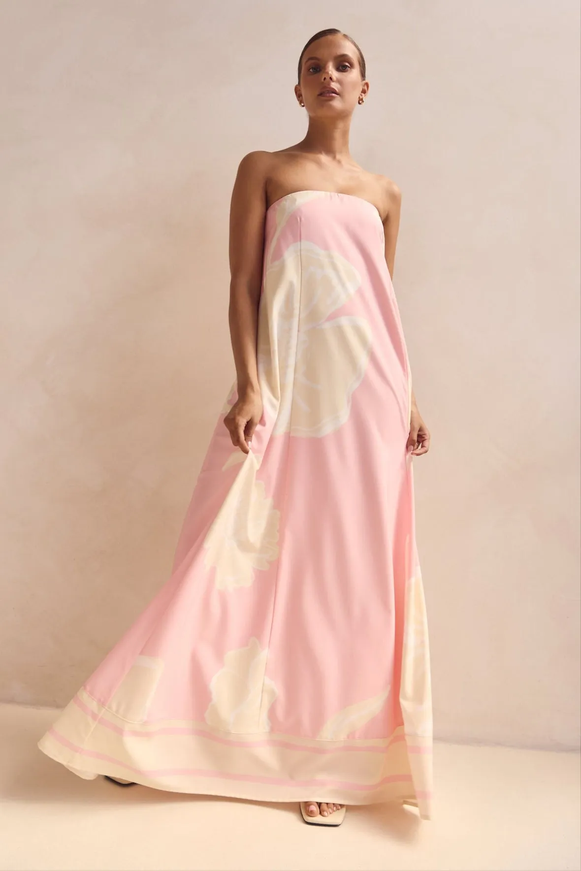 Siena Maxi Dress (Light Pink)