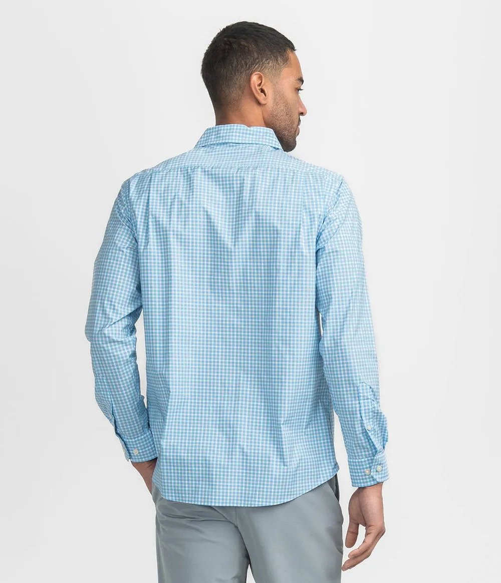 Southern Shirt Co. - Samford Check LS - Aquaverde