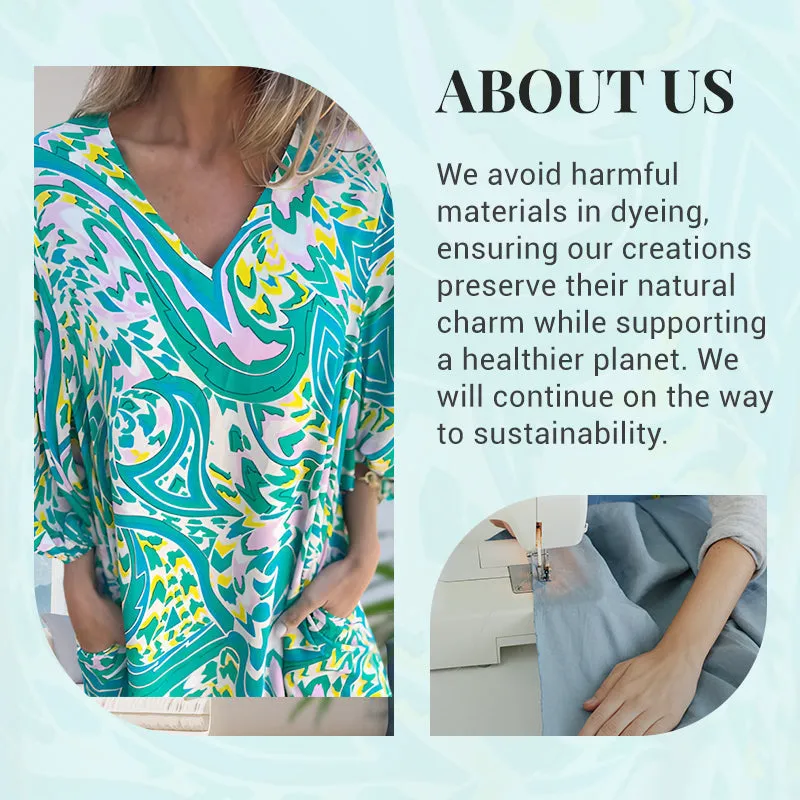 🎉Spring Hot Sale 49% OFF🥰Vibrant Bohemian Printed Maxi Dress✈️Free Shipping