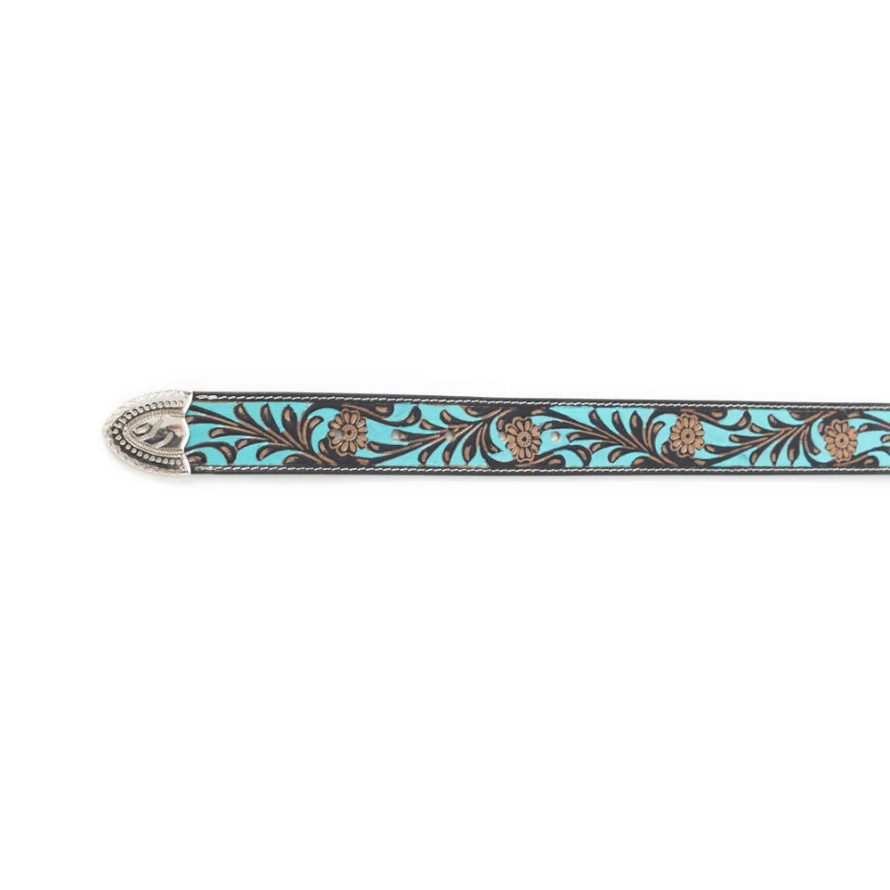 Swinging Door Kid's Belt In Blue