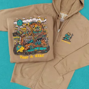 Take a Hike Zip Up Hoodie