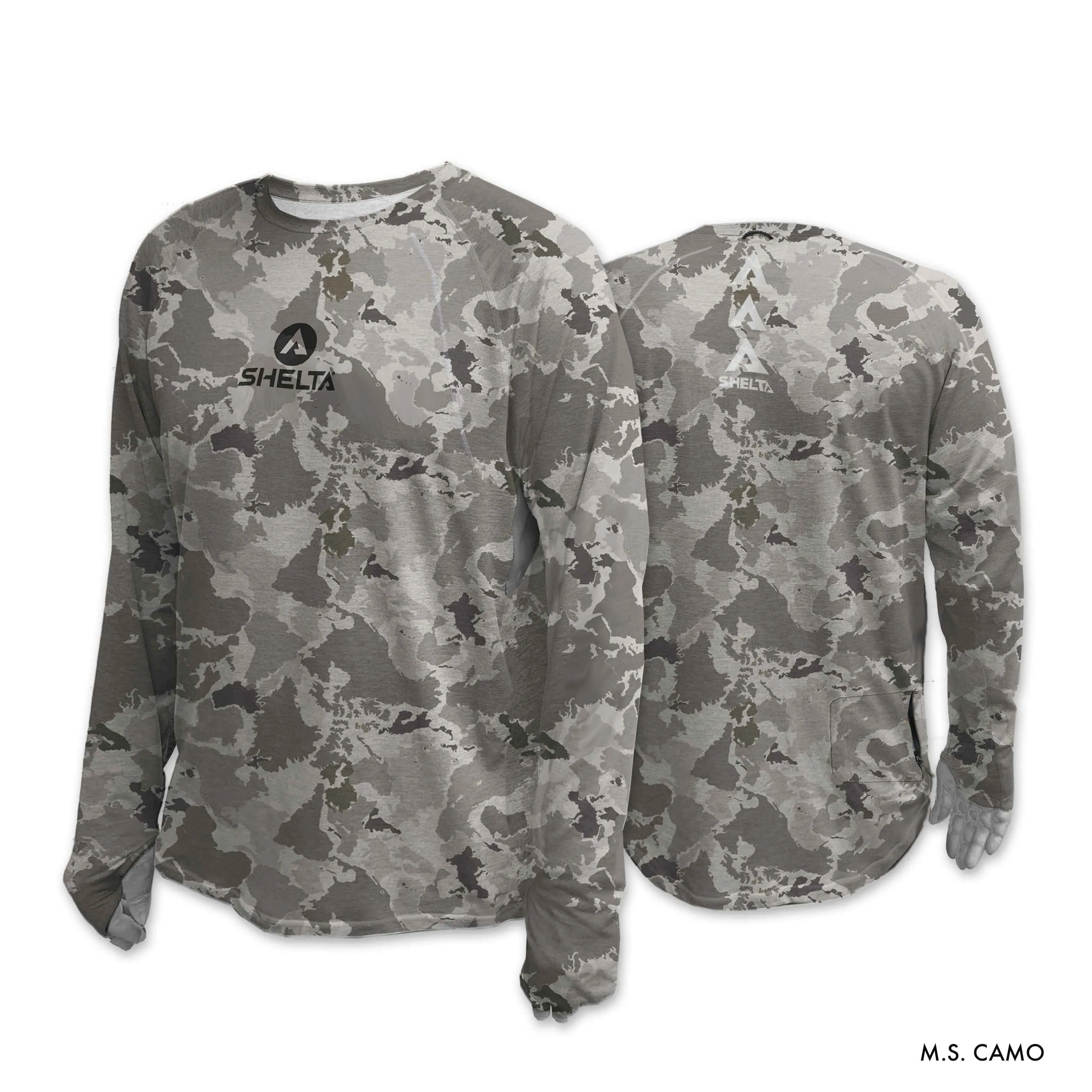 The Shelta Aquaterra L/S Print Crew