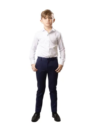 T.O. Boy's Soho Stretch Pants - Bright Navy