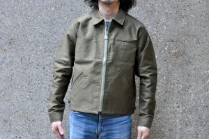 Unique Garment Heavyweight Jungle Cloth 'Utility' Jacket (Olive)