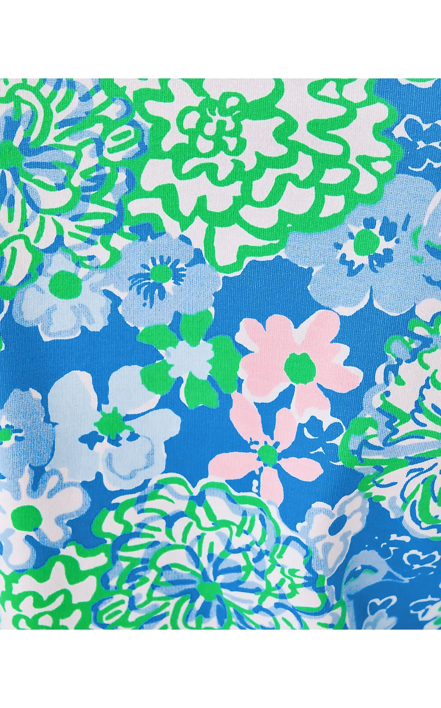 UPF 50  Skipper Popover - Sunwashed Blue Plumes In Bloom