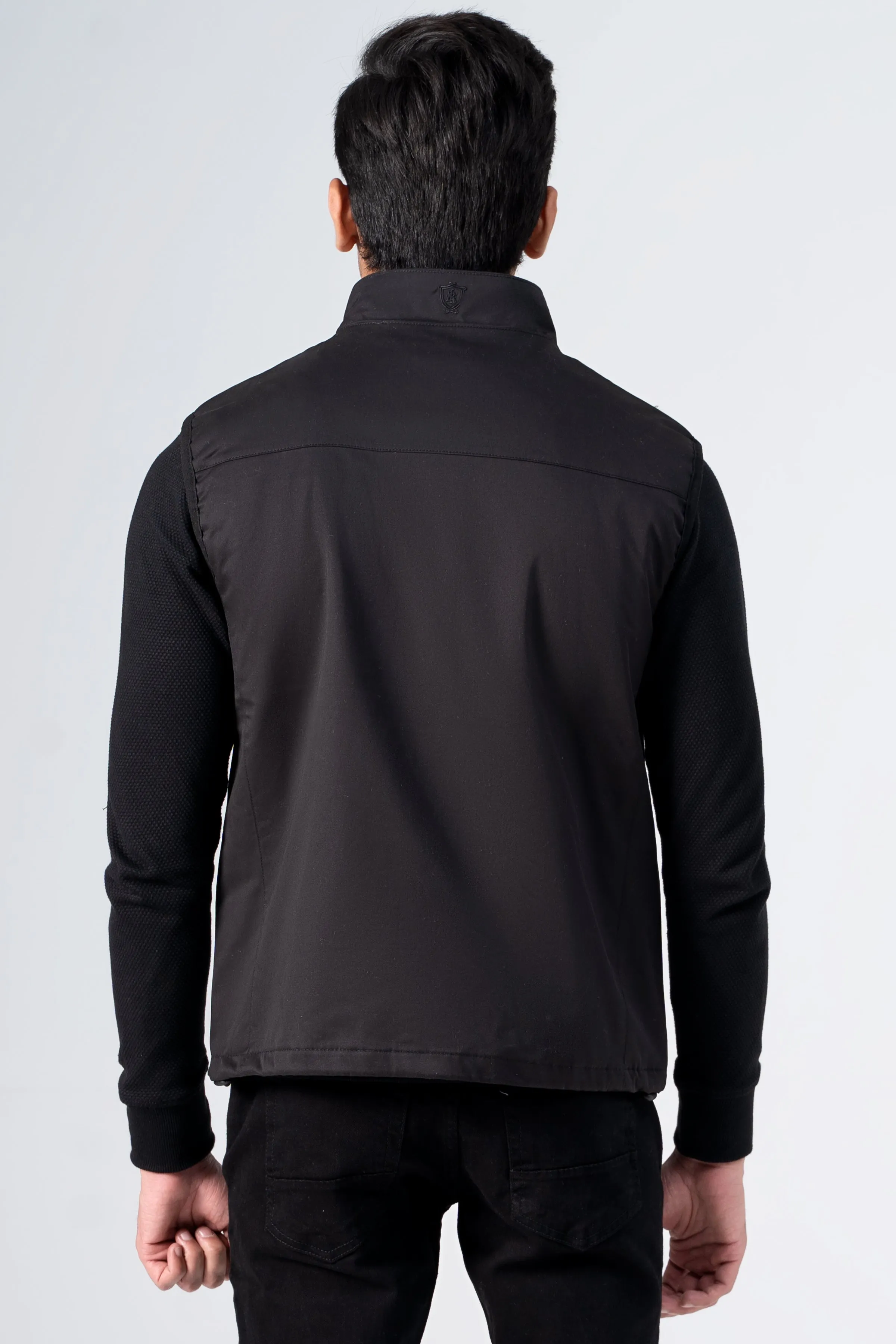 Wadded Cotton Jacket Black